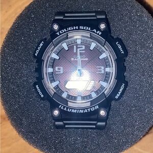 Casio Tough Solar Black and Gray Smartwatch